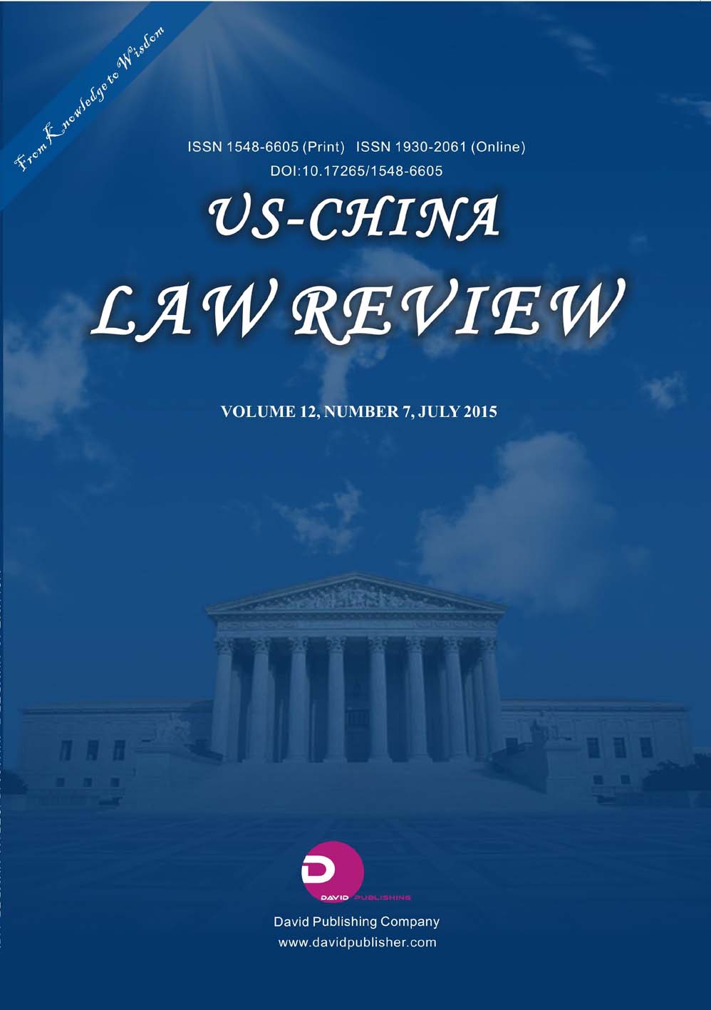 US-China Law Review